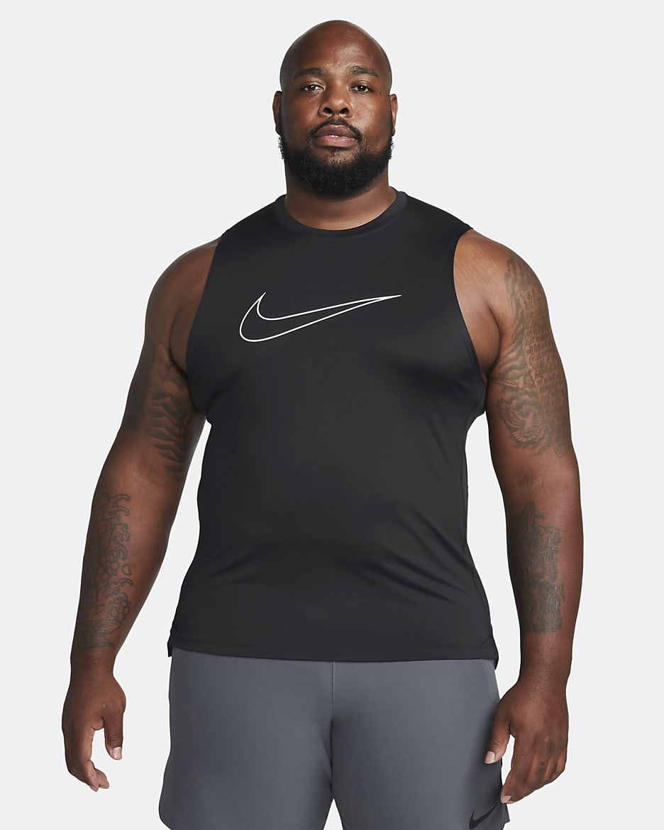 Nike Pro Dri FIT Men s Slim Fit Sleeveless Top. Nike